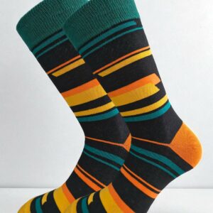 Alternative view of Tropical Sunset – Πολύχρωμες Κάλτσες με Αποχρώσεις Ηλιοβασιλέματος & Ζωντανό Στυλ