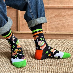 KYLIE CRAZY – Κάλτσες Zombie Burger & Neon Street Food